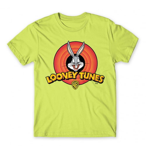 Almazöld Bolondos dallamok férfi rövid ujjú póló - Bugs Bunny Logo