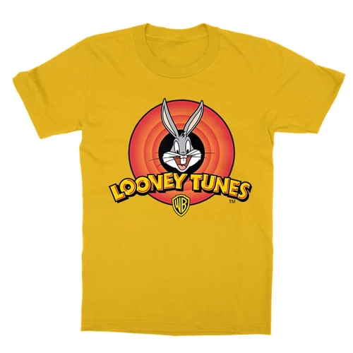 Sárga Bolondos dallamok gyerek rövid ujjú póló - Bugs Bunny Logo