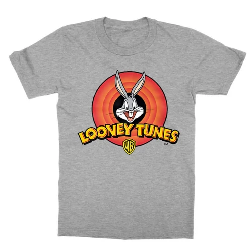 Sportszürke Bolondos dallamok gyerek rövid ujjú póló - Bugs Bunny Logo
