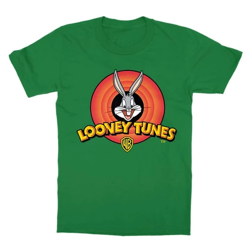 Zöld Bolondos dallamok gyerek rövid ujjú póló - Bugs Bunny Logo