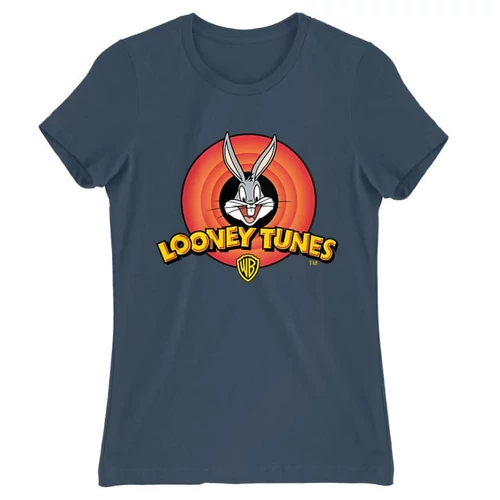 Denim Bolondos dallamok női rövid ujjú póló - Bugs Bunny Logo