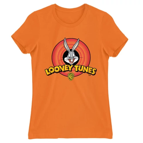 Narancs Bolondos dallamok női rövid ujjú póló - Bugs Bunny Logo