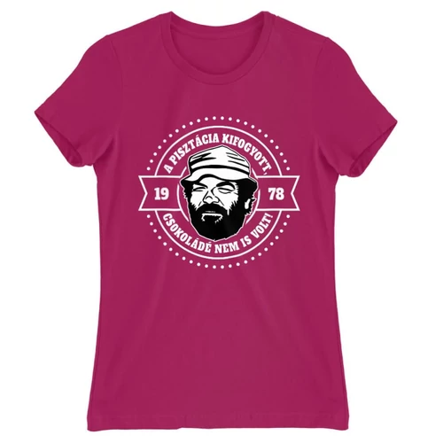 Pink Bud Spencer női rövid ujjú póló - A pisztácia kifogyott
