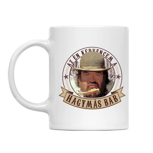Bud Spencer bögre - Az én kedvencem a hagymás bab