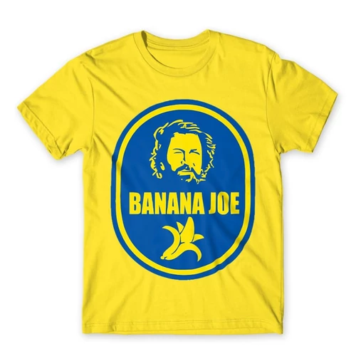 Citromsárga Bud Spencer férfi rövid ujjú póló - Banános Joe