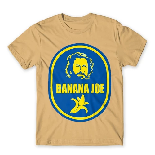 Homok Bud Spencer férfi rövid ujjú póló - Banános Joe