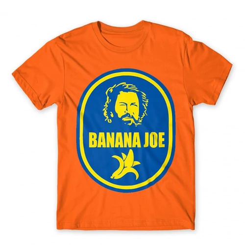 Narancs Bud Spencer férfi rövid ujjú póló - Banános Joe