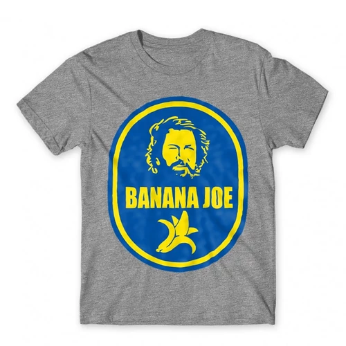 Sportszürke Bud Spencer férfi rövid ujjú póló - Banános Joe