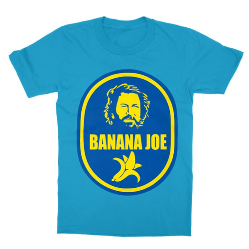 Atollkék Bud Spencer gyerek rövid ujjú póló - Banános Joe