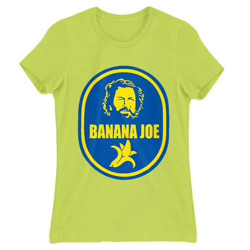 Almazöld Bud Spencer női rövid ujjú póló - Banános Joe