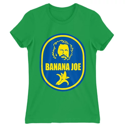 Zöld Bud Spencer női rövid ujjú póló - Banános Joe