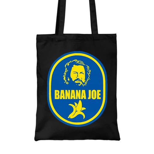 Fekete Bud Spencer vászontáska - Banános Joe