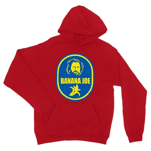 Piros Bud Spencer unisex kapucnis pulóver - Banana Joe