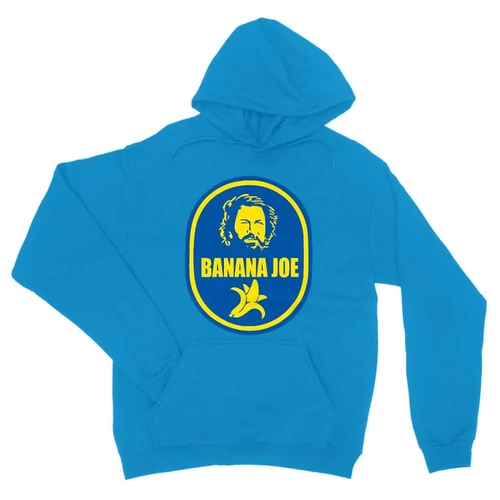 Zafírkék Bud Spencer unisex kapucnis pulóver - Banana Joe