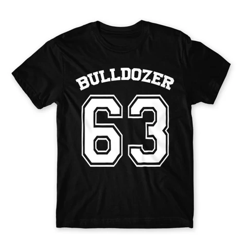 Fekete Bud Spencer férfi rövid ujjú póló - Bulldozer 63