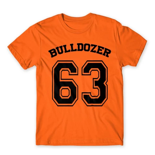 Narancs Bud Spencer férfi rövid ujjú póló - Bulldozer 63