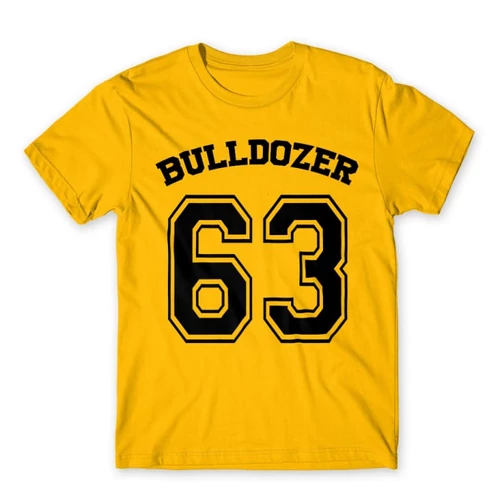 Sárga Bud Spencer férfi rövid ujjú póló - Bulldozer 63