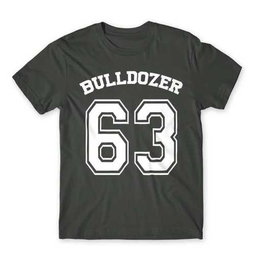Sötétzöld Bud Spencer férfi rövid ujjú póló - Bulldozer 63