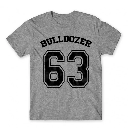 Sötétszürke Bud Spencer férfi rövid ujjú póló - Bulldozer 63