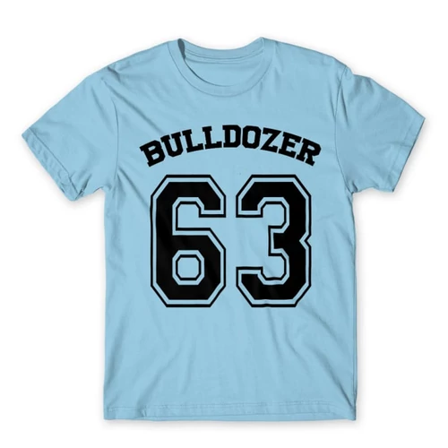 Világoskék Bud Spencer férfi rövid ujjú póló - Bulldozer 63