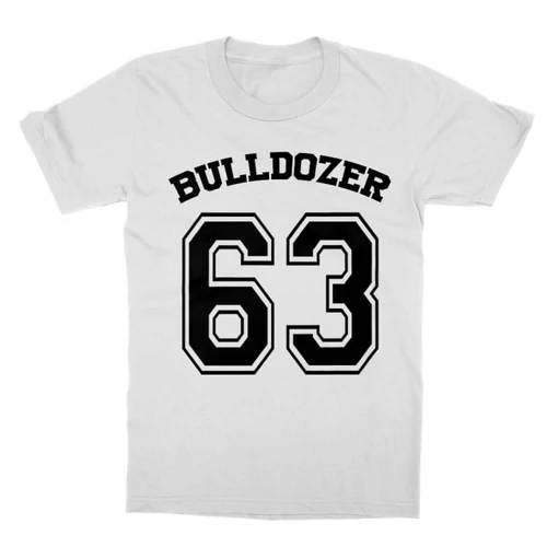 Fehér Bud Spencer gyerek rövid ujjú póló - Bulldozer 63