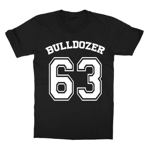 Fekete Bud Spencer gyerek rövid ujjú póló - Bulldozer 63