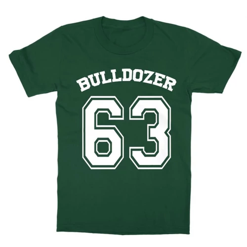 Sötétzöld Bud Spencer gyerek rövid ujjú póló - Bulldozer 63
