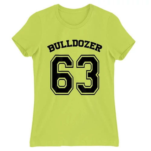 Almazöld Bud Spencer női rövid ujjú póló - Bulldozer 63