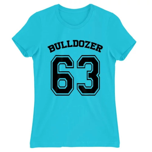 Atollkék Bud Spencer női rövid ujjú póló - Bulldozer 63