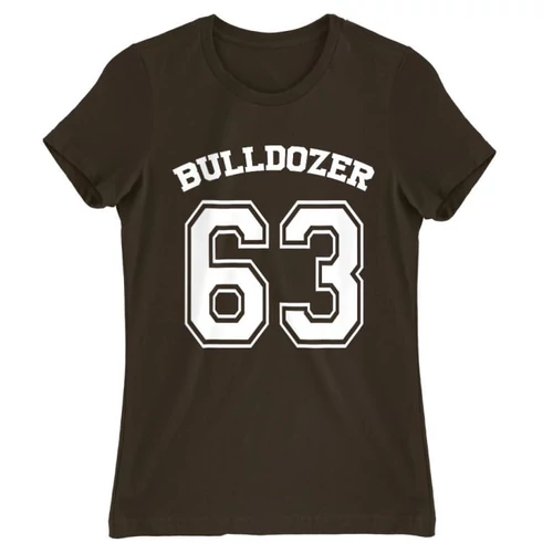 Barna Bud Spencer női rövid ujjú póló - Bulldozer 63