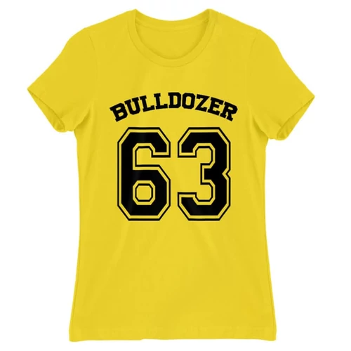 Citromsárga Bud Spencer női rövid ujjú póló - Bulldozer 63