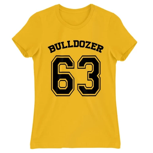 Sárga Bud Spencer női rövid ujjú póló - Bulldozer 63