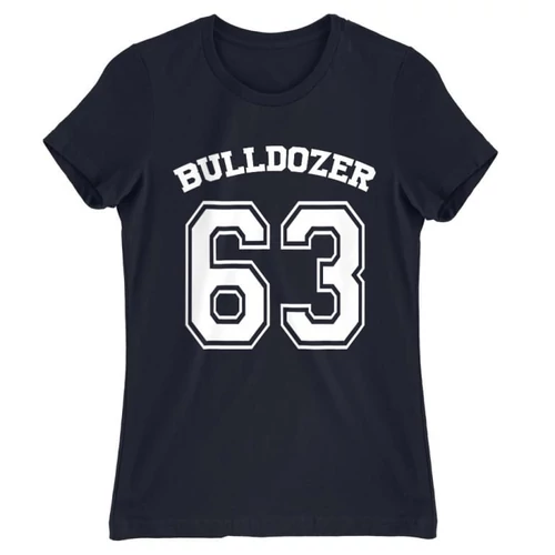 Sötétkék Bud Spencer női rövid ujjú póló - Bulldozer 63