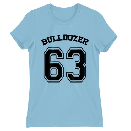 Világoskék Bud Spencer női rövid ujjú póló - Bulldozer 63