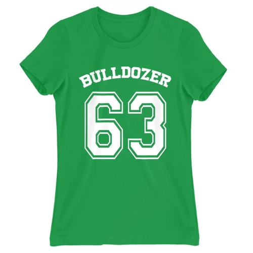 Zöld Bud Spencer női rövid ujjú póló - Bulldozer 63