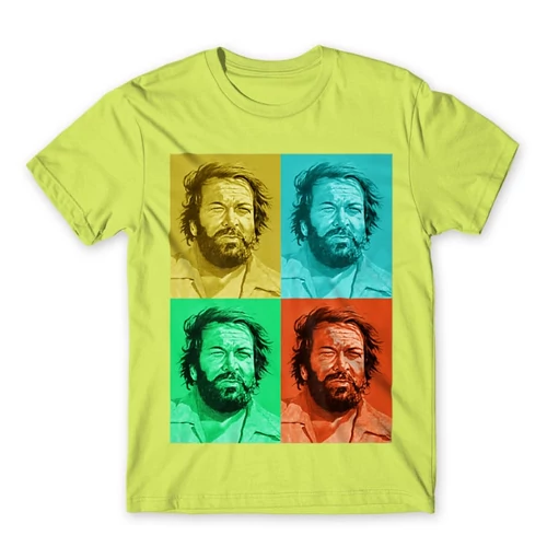 Almazöld Bud Spencer férfi rövid ujjú póló - Colors
