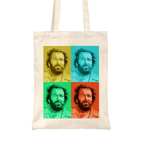 Homok Bud Spencer vászontáska - Color