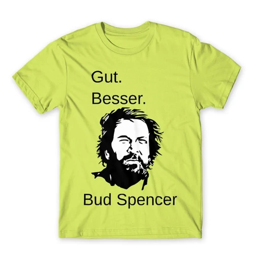 Almazöld Bud Spencer férfi rövid ujjú póló - Gut Besser