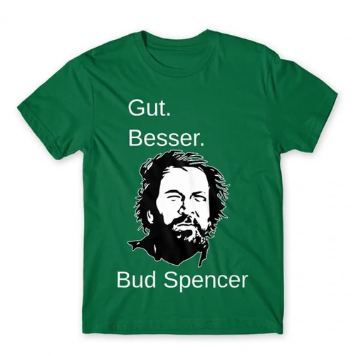 Zöld Bud Spencer férfi rövid ujjú póló - Gut Besser