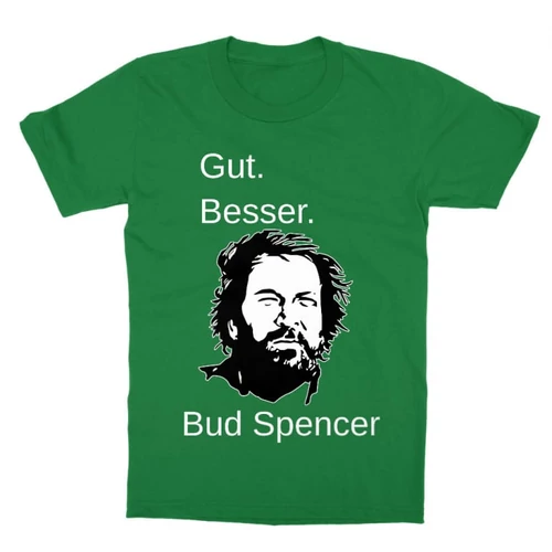 Zöld Bud Spencer gyerek rövid ujjú póló - Gut Besser