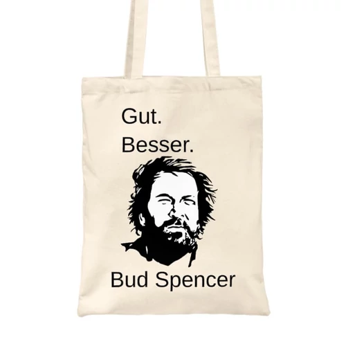 Homok Bud Spencer vászontáska - Gut Besser