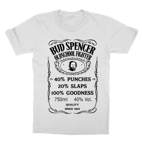 Fehér Bud Spencer gyerek rövid ujjú póló - Jack Daniel’s