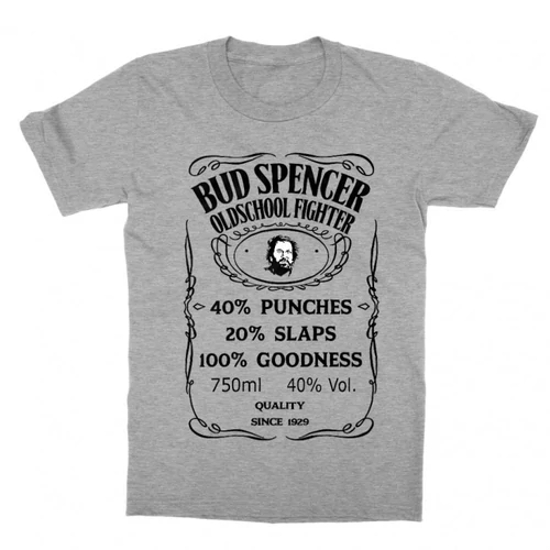 Sportszürke Bud Spencer gyerek rövid ujjú póló - Jack Daniel’s