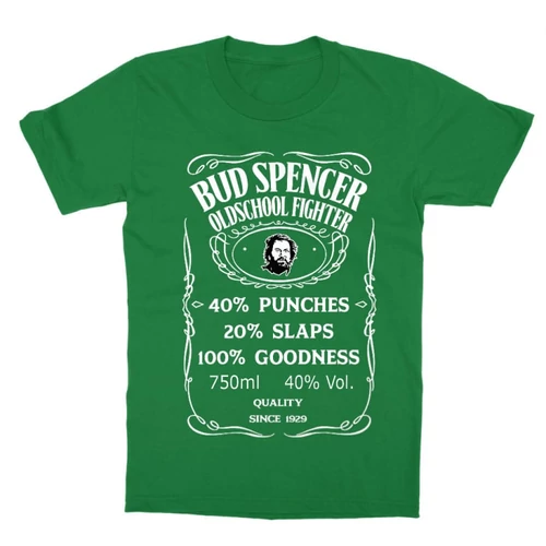 Zöld Bud Spencer gyerek rövid ujjú póló - Jack Daniel’s