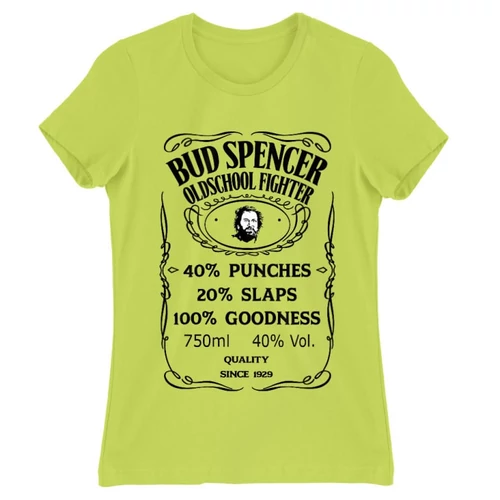 Almazöld Bud Spencer női rövid ujjú póló - Jack Daniel’s