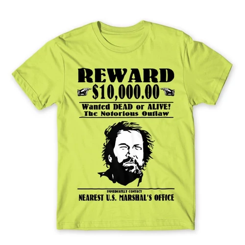 Almazöld Bud Spencer női rövid ujjú póló - Körözés alatt