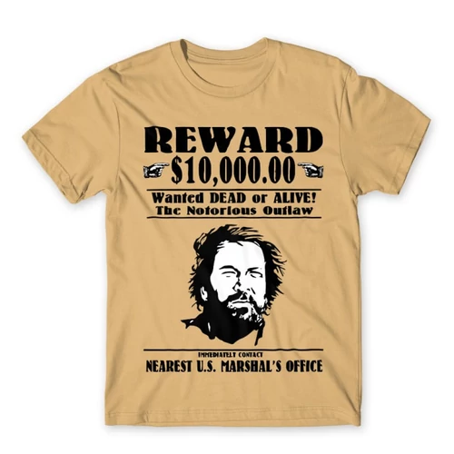 Homok Bud Spencer férfi rövid ujjú póló - Körözés alatt