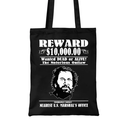Fekete Bud Spencer vászontáska - Körözés alatt