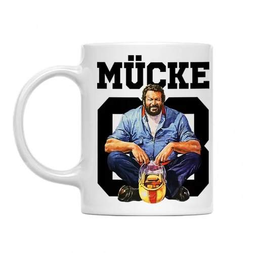 Fehér Bud Spencer bögre - Mücke