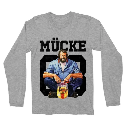 Sportszürke Bud Spencer férfi hosszú ujjú póló - Mücke
